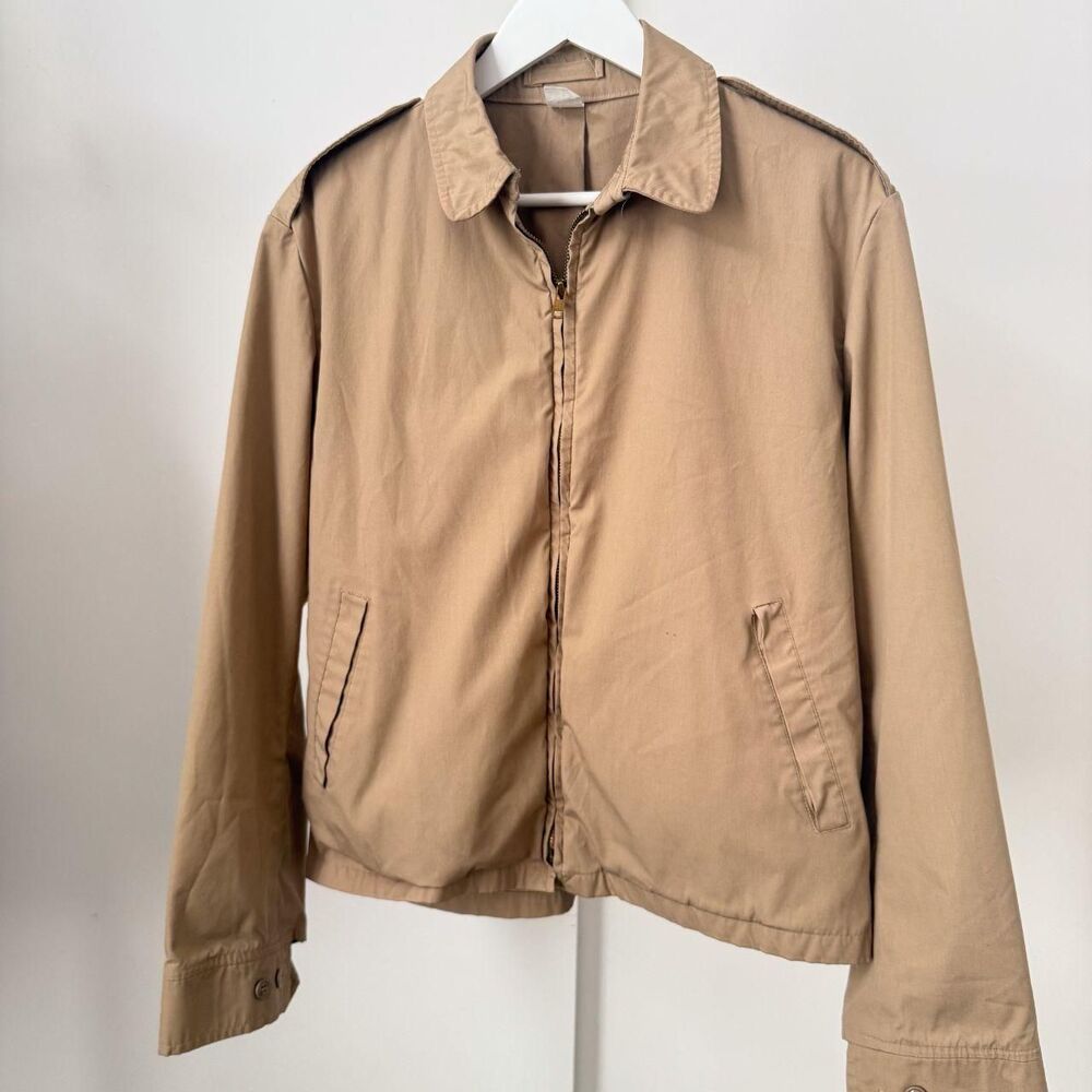 Unbranded Men's Tan and Brown Jacket